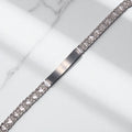 Esclava De Plata .925 Estilo Chino Con Corazones 19 cm