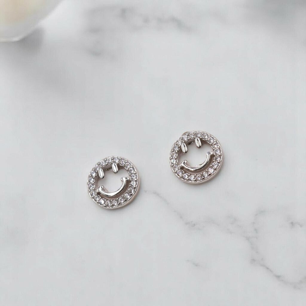 Broquel Cara Feliz de Plata .925