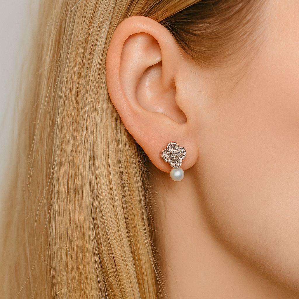 Broquel Trebol de Plata .925