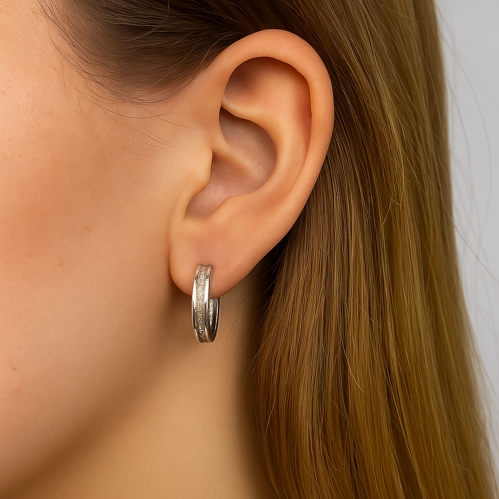 Arracadas Circonia de Plata .925