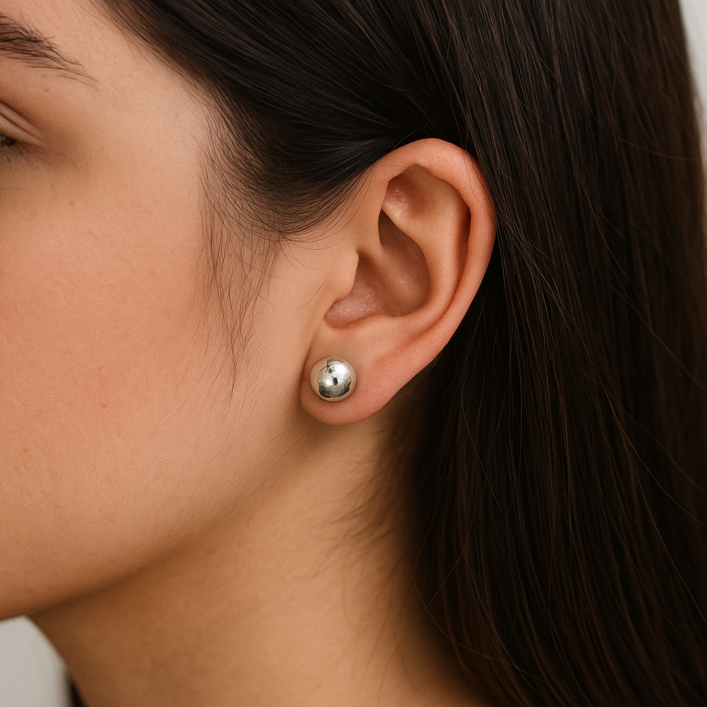 Broquel Bola Grande de Plata .925