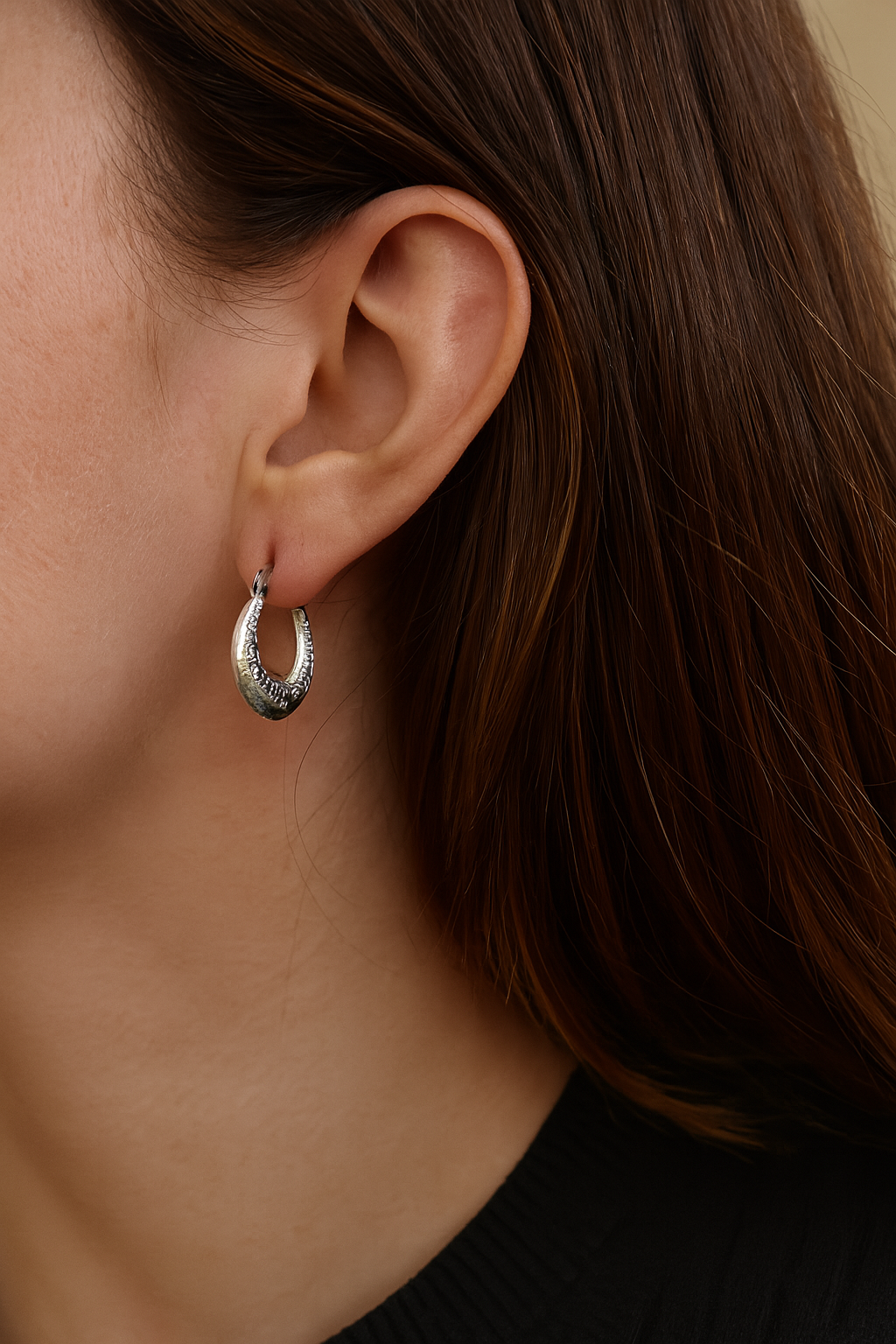 Arracadas Lineas y Sol de Plata .925