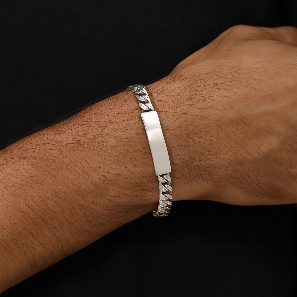 Esclava Cubana De Plata .925 15 cm