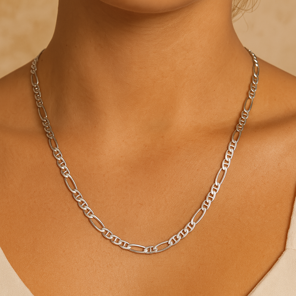 Cadena Cartier Gucci Mujer de Plata .925 50 cm