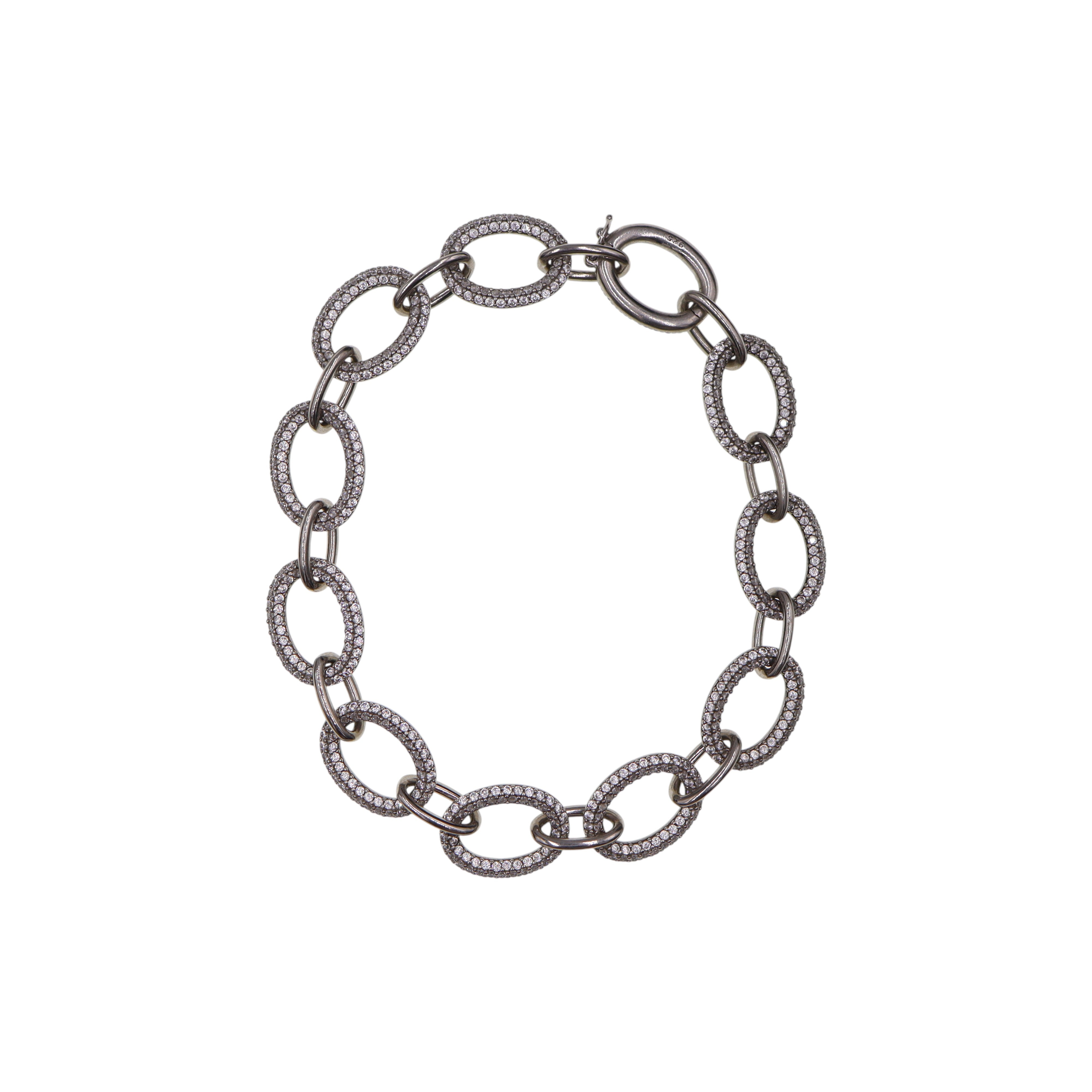 Pulsera De Plata .925 Estilo Circulos