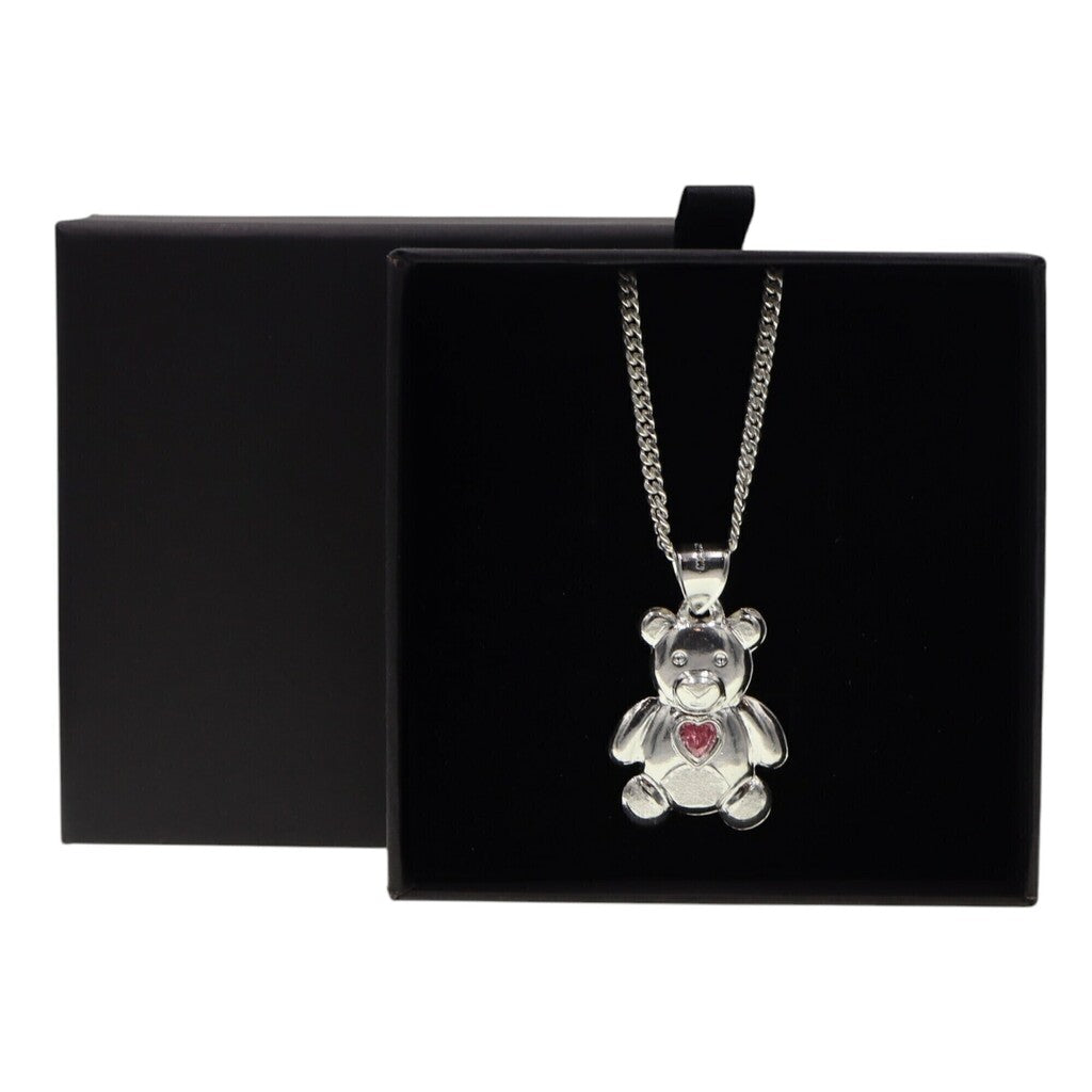 Dije De Oso + Cadena en Plata .925