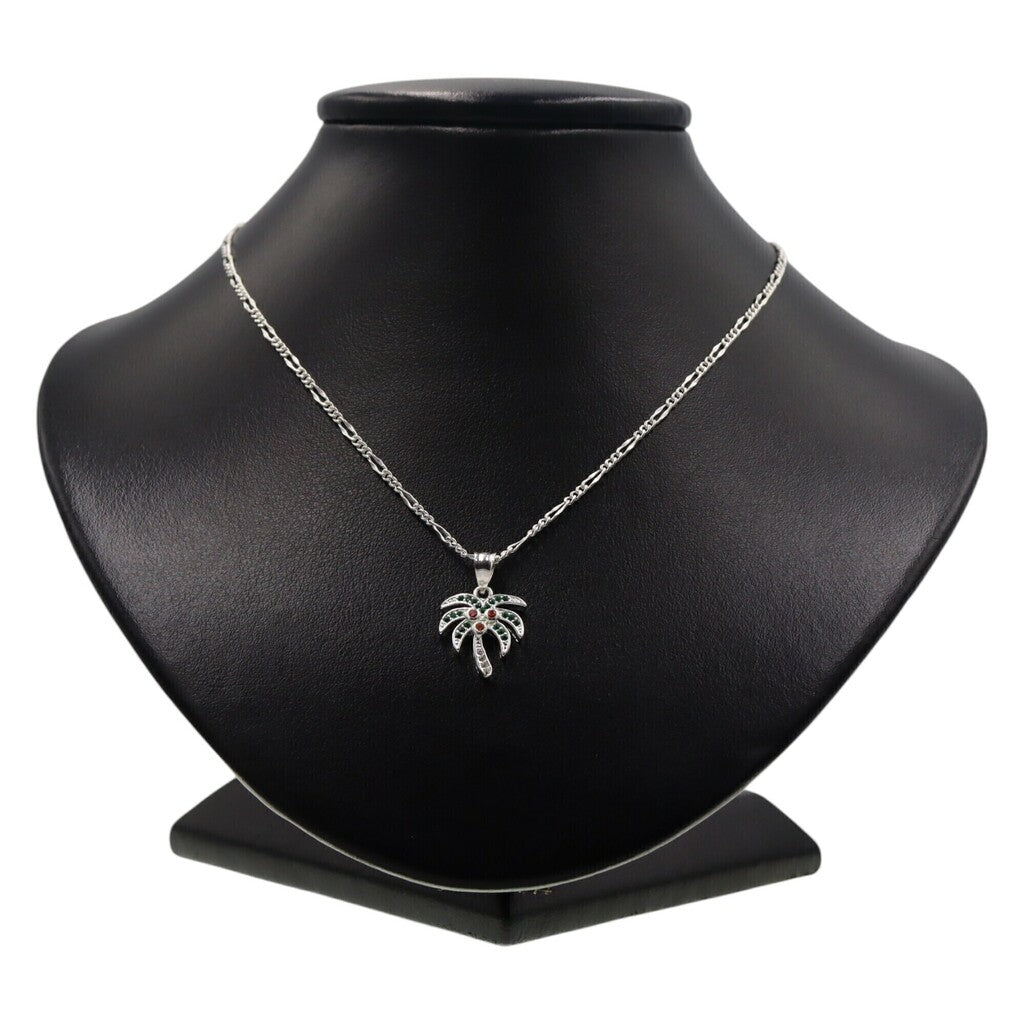 Dije Palmera + Cadena en Plata .925