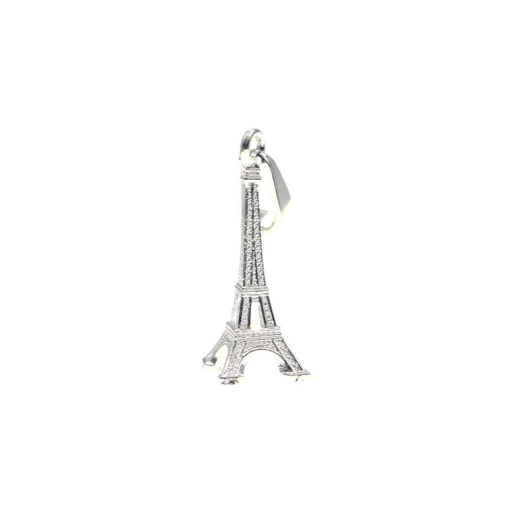 Dije Torre Eiffel Grande + Cadena en Plata .925