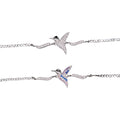 Pulso De Plata .925 De Colibri Con Circonias
