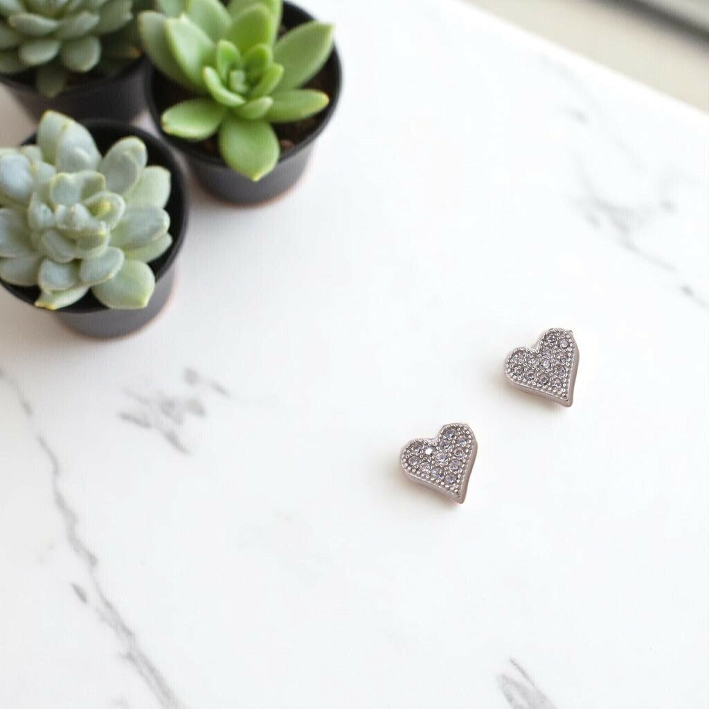 Broquel Corazon de Plata .925