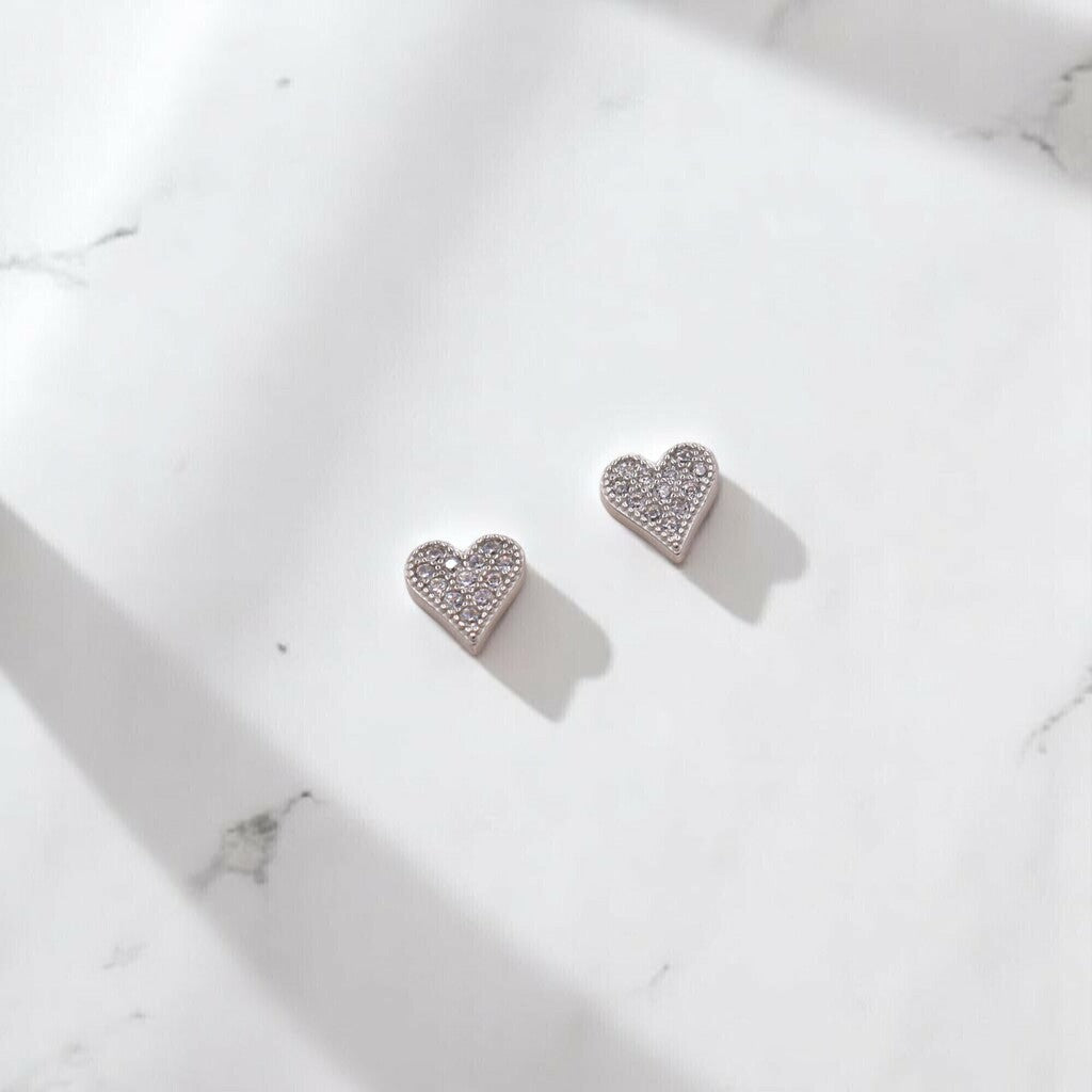 Broquel Corazon de Plata .925