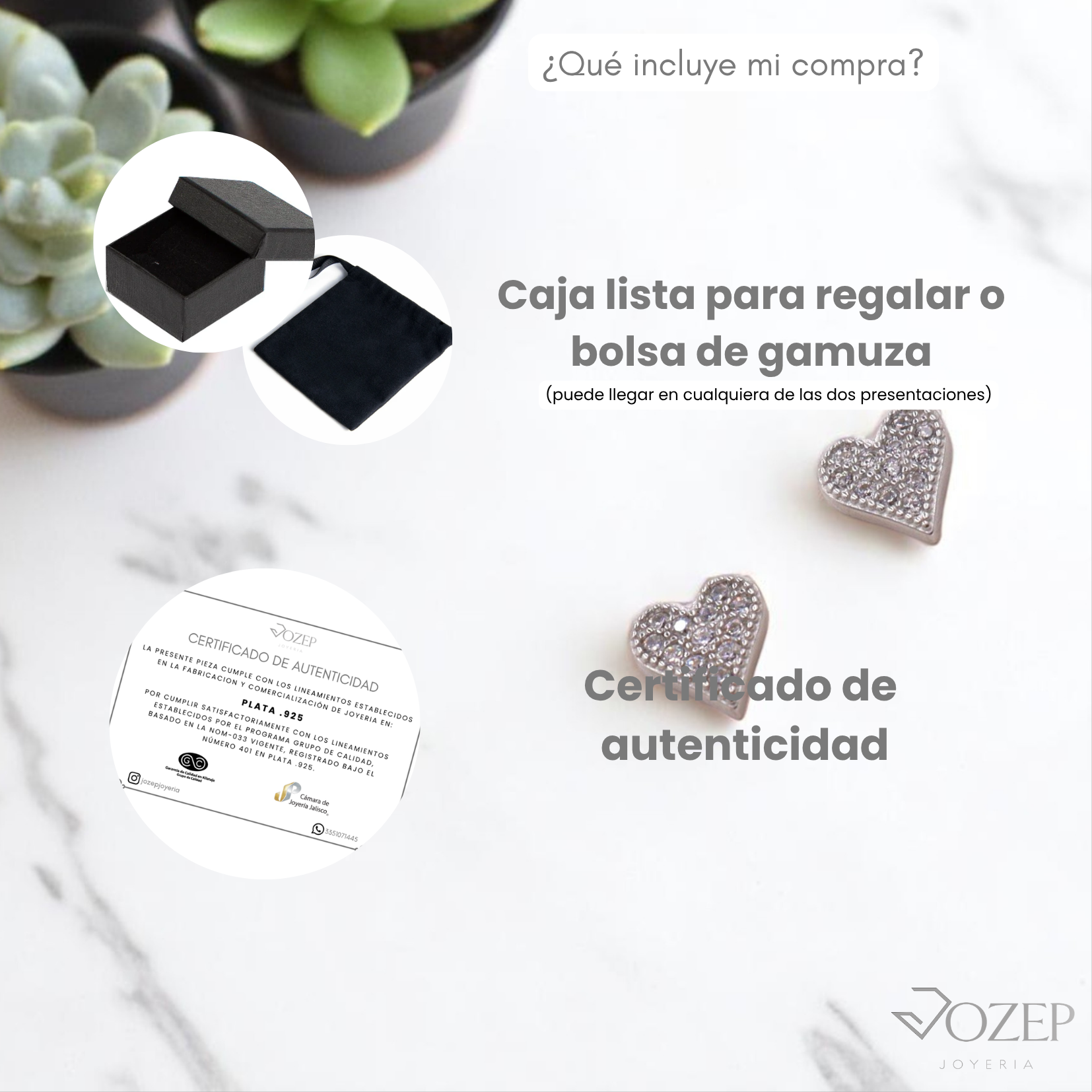 Broquel Corazon de Plata .925