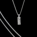Dije De Dolar Chico + Cadena En Plata .925