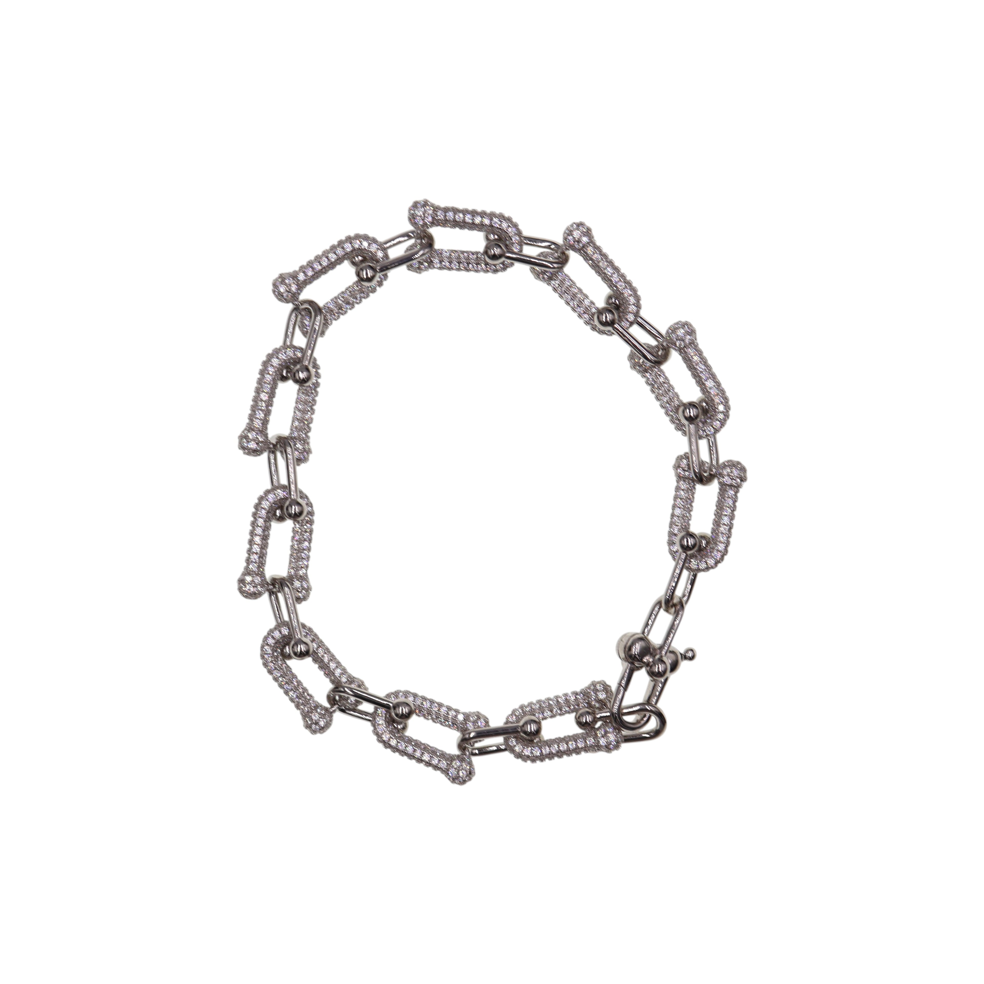 Pulsera De Plata .925 Estilo Eslabones