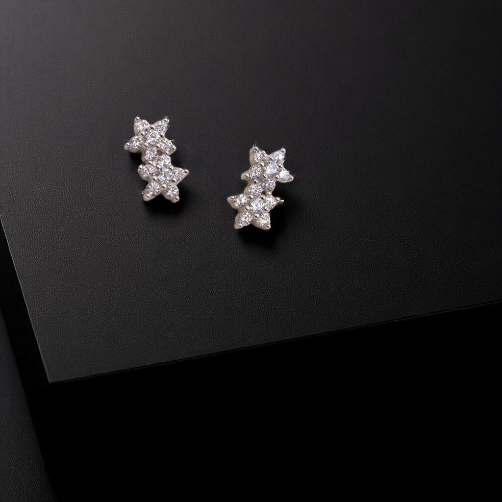 Broquel 2 Estrellas de Plata .925