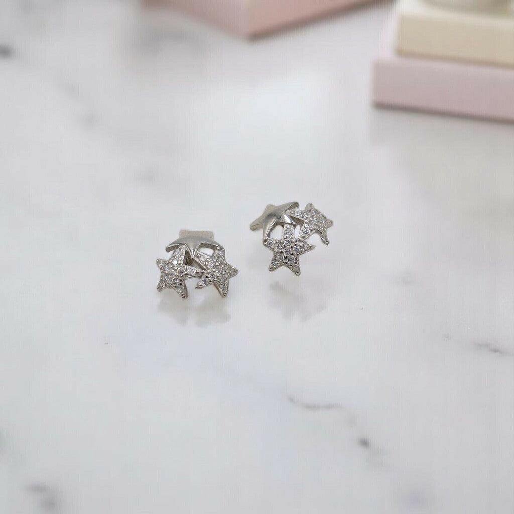 Broquel 3 Estrellas de Plata .925