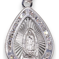 Dije Medalla De Virgen En Forma De Gota