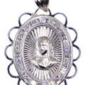 Dije De Medalla De Jesus Con Diseño