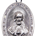 Dije De Medalla De Jesus Ovalada