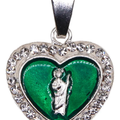 Dije De San Judas En Forma De Corazón