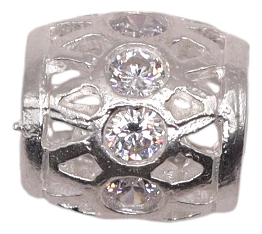 Dije Tipo Charm + Cadena en Plata .925