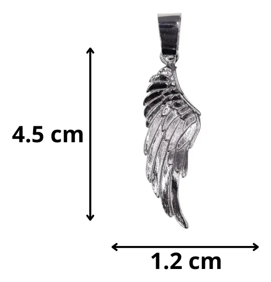 Dije Ala de Ángel + Cadena de Plata .925