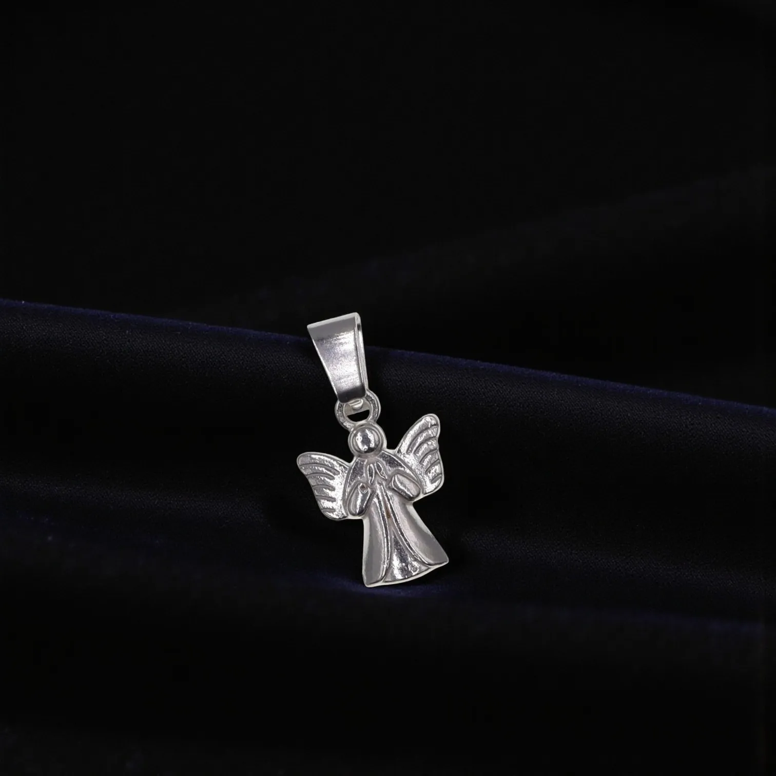 Dije de Ángel + Cadena de Plata .925