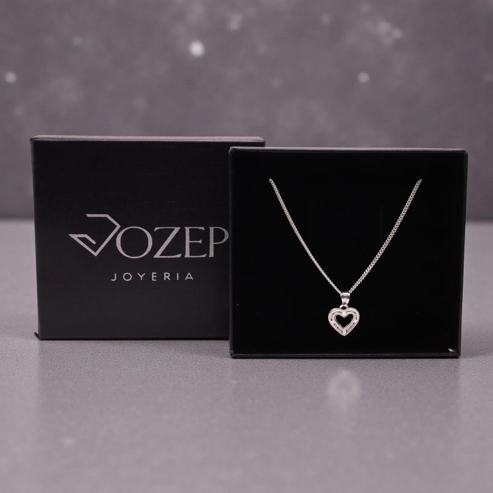 Dije Contorno Corazón Chico Plata .925