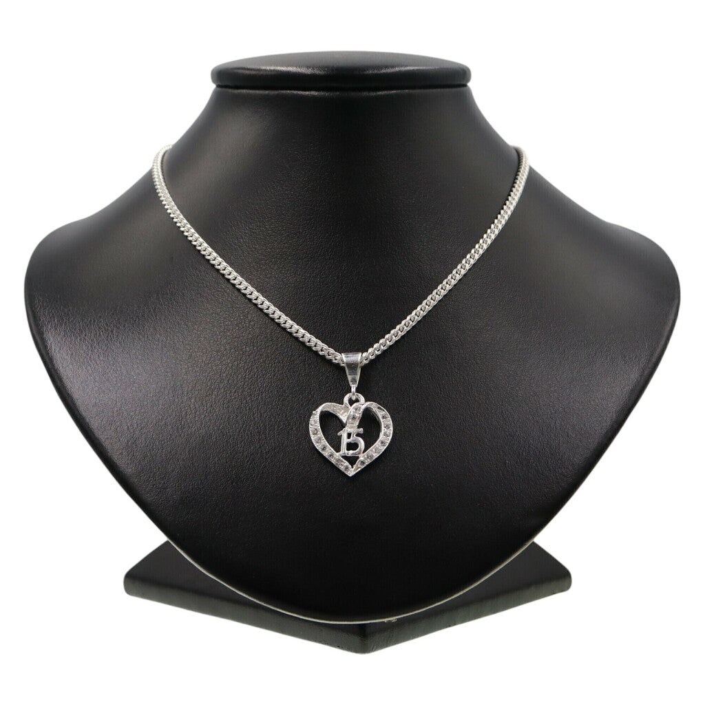 Dije 15 Años Circonia Blanca + Cadena en Plata .925