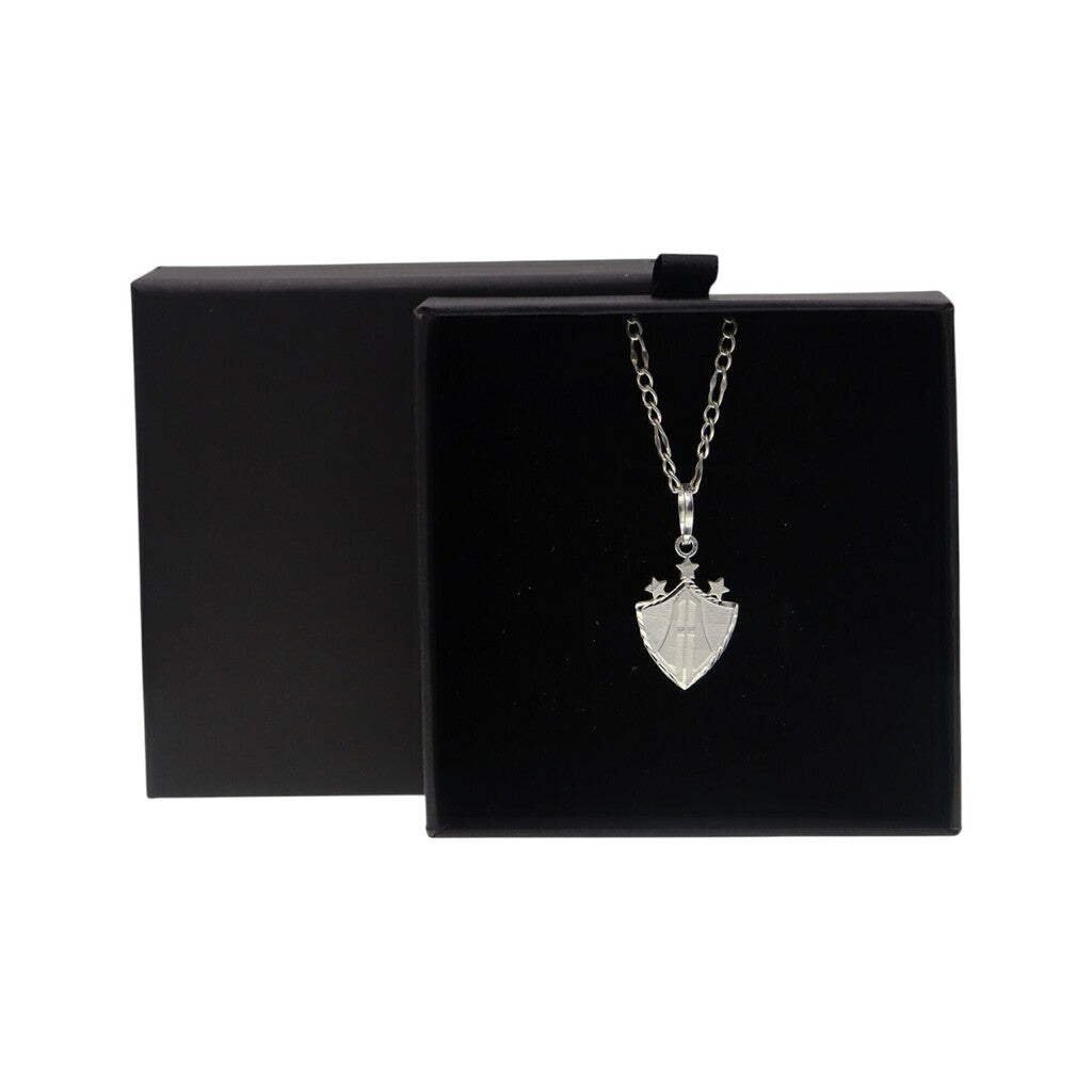 Dije Escudo Atlas + Cadena en Plata .925