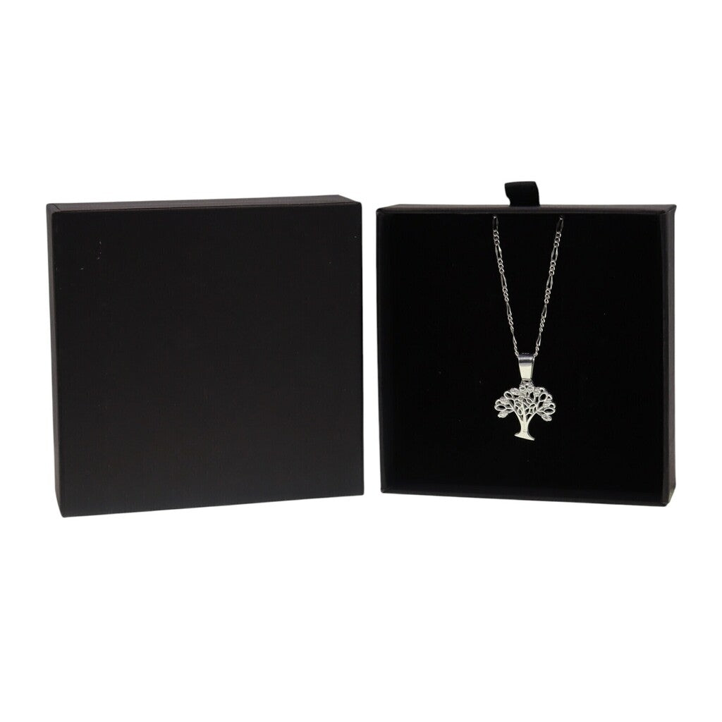 Dije Árbol de la Vida con Circonia + Cadena en Plata .925