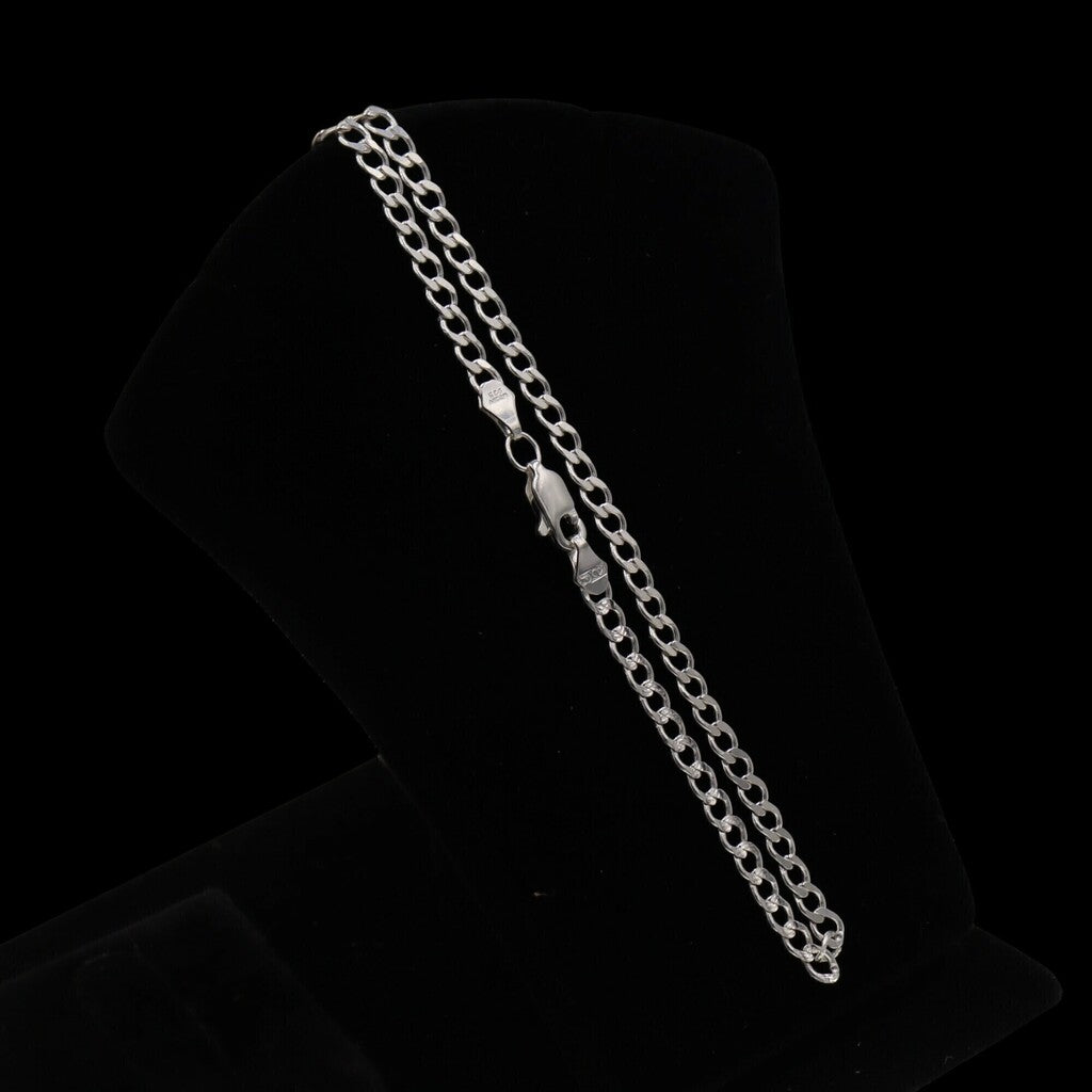 Cadena Barbada de Plata .925