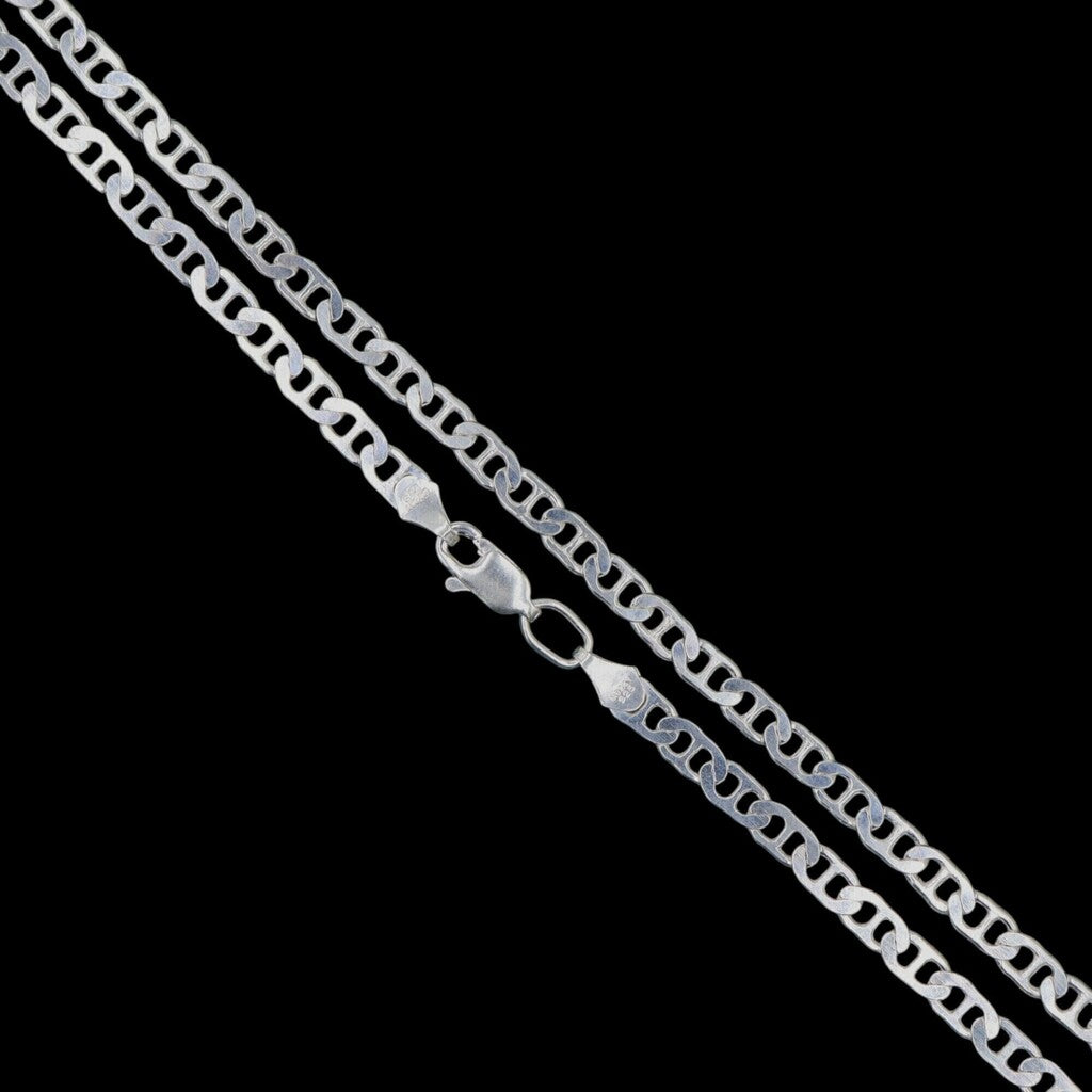 Cadena Guchi Ancla Gruesa de Plata .925