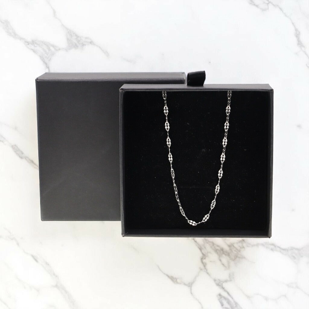 Cadena Gucci Grano de Cafe de Plata .925