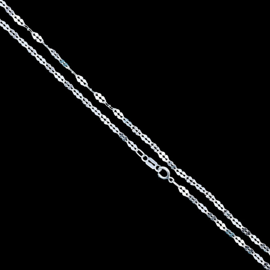 Cadena Gucci Grano de Cafe de Plata .925