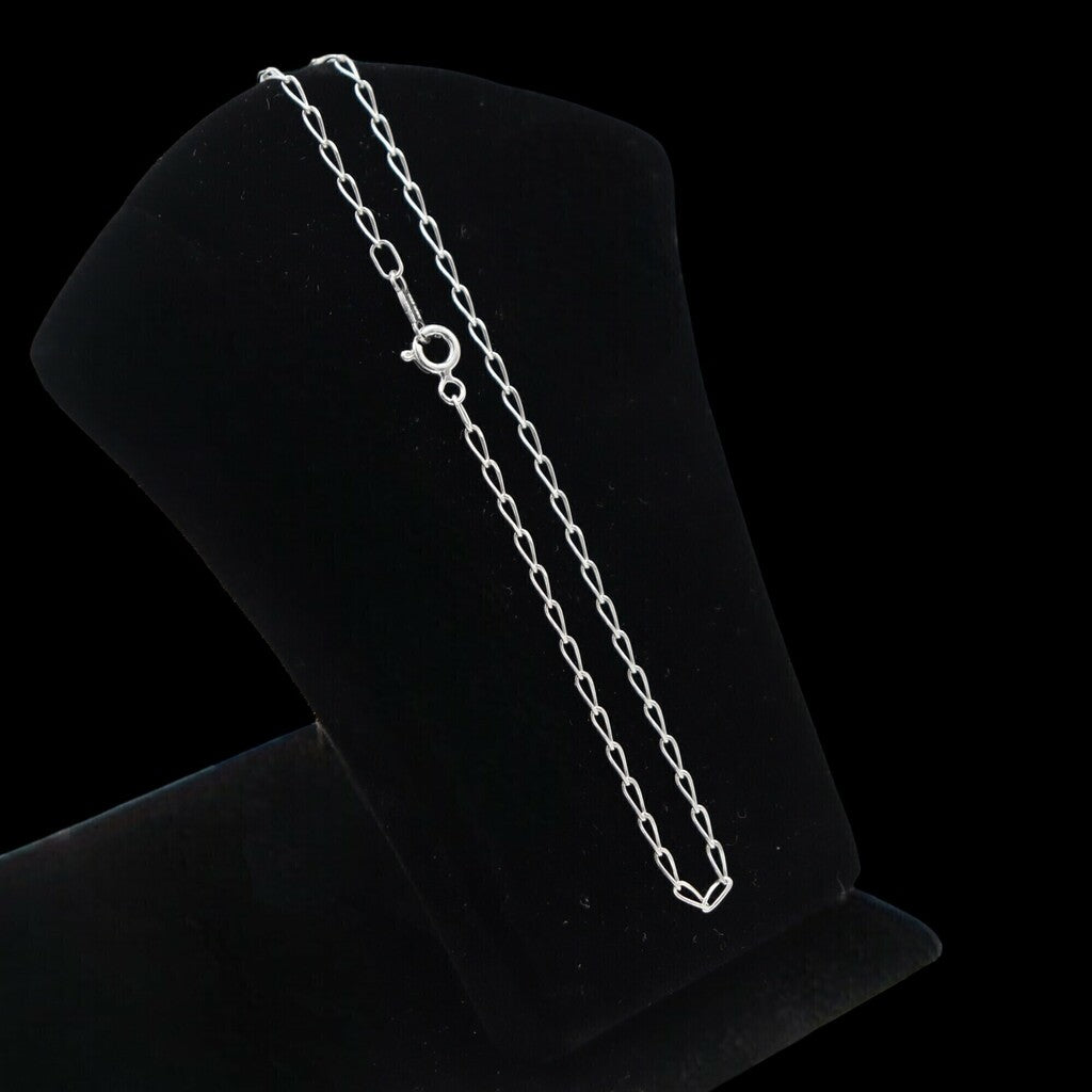 Cadena Tejido Ingles de Plata .925