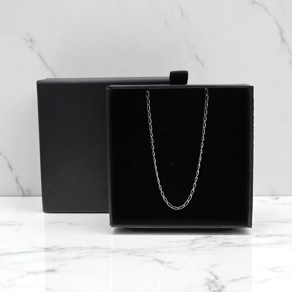 Cadena Tejido Ingles de Plata .925