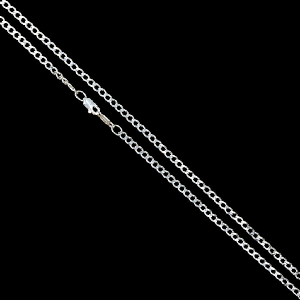 Cadena Cubana de Plata .925