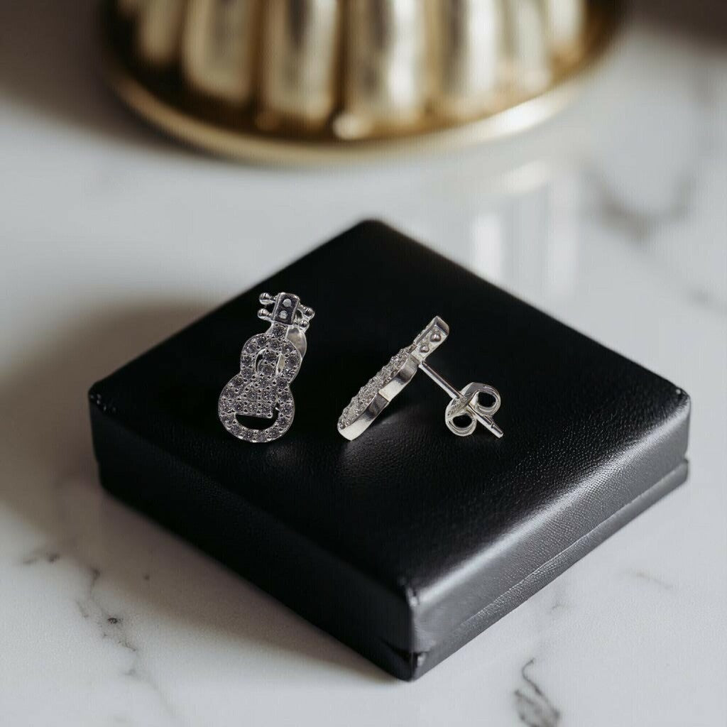 Broquel Guitarra de Plata .925