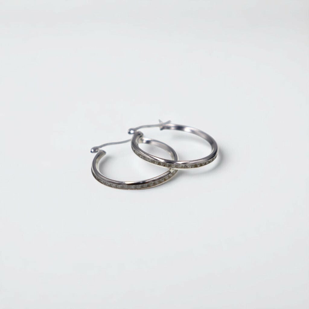 Arracadas Largas Circonia de Plata .925