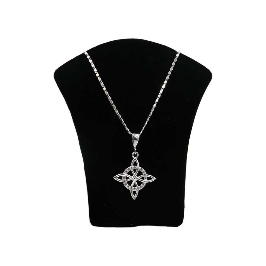 Juego de Nudo De Bruja de Plata .925