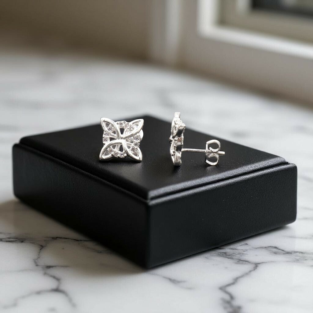 Juego de Nudo De Bruja de Plata .925