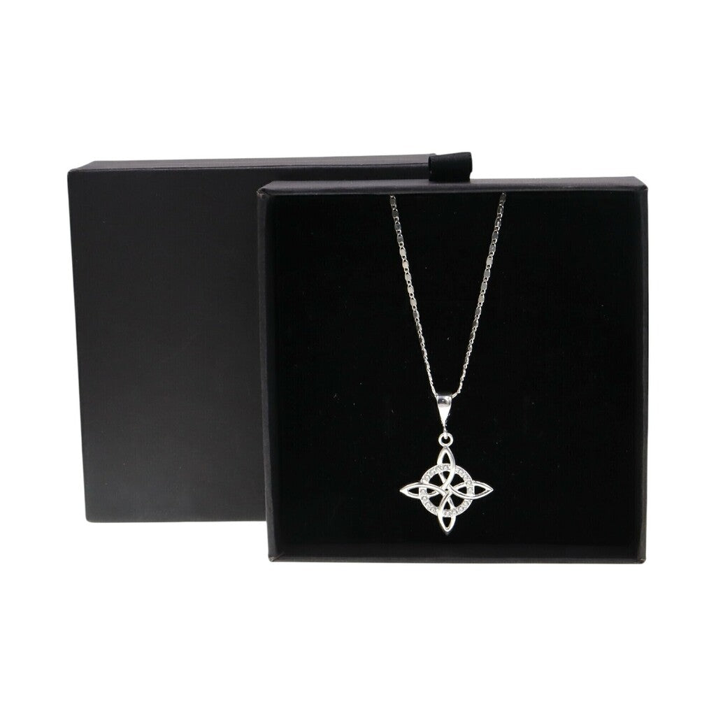 Juego de Nudo De Bruja de Plata .925