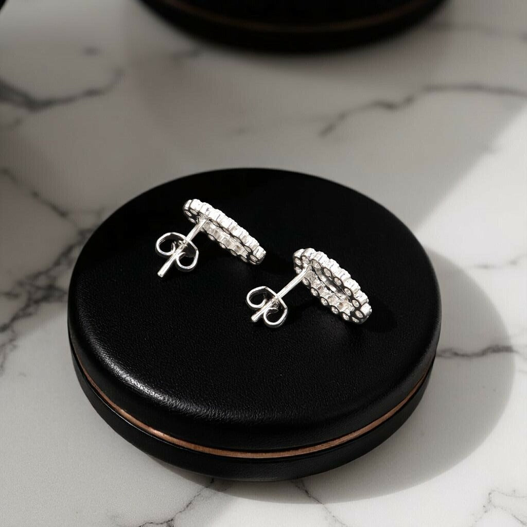 Juego de Mini Virgen Con Circonia de Plata .925