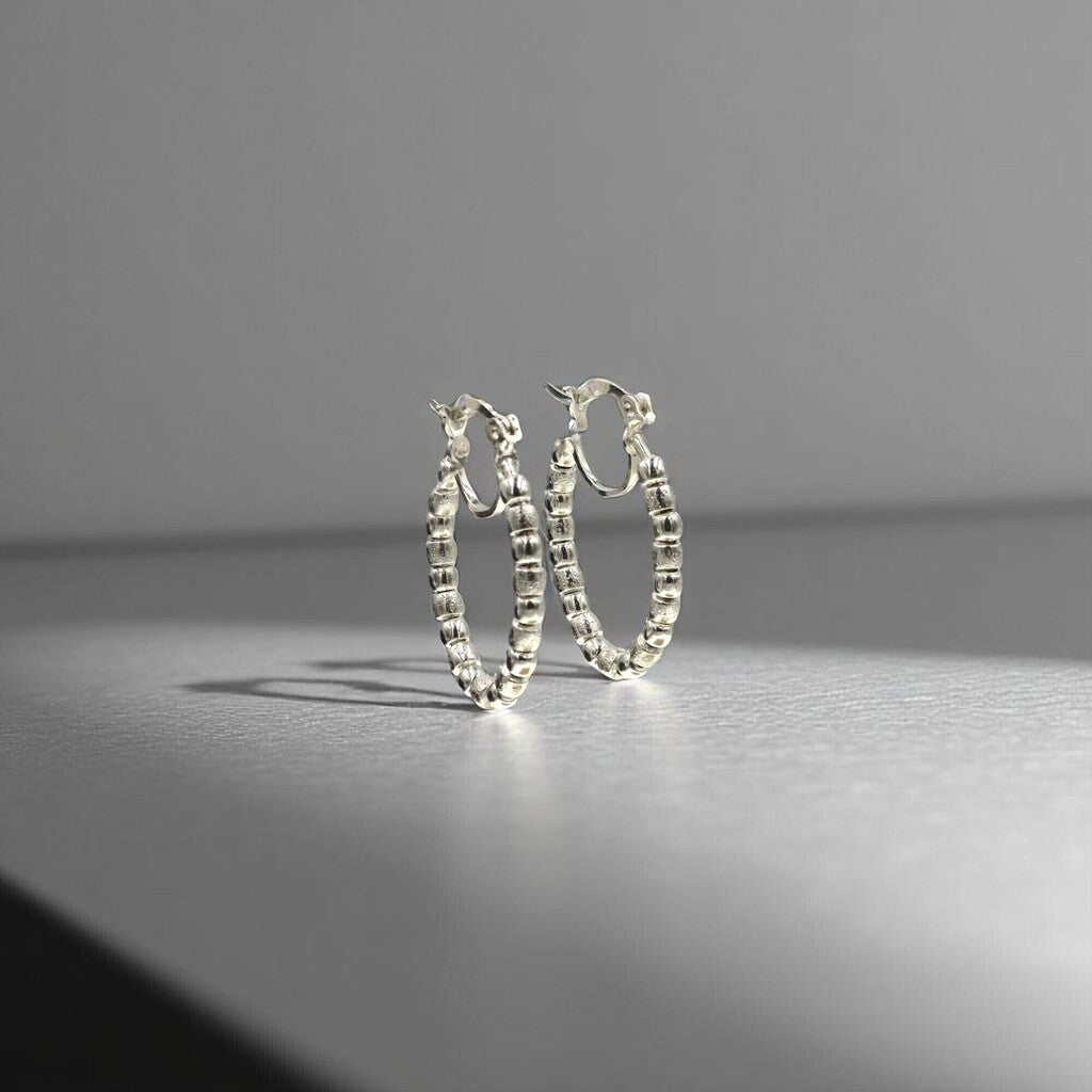 Arracadas Bolitas de Plata .925