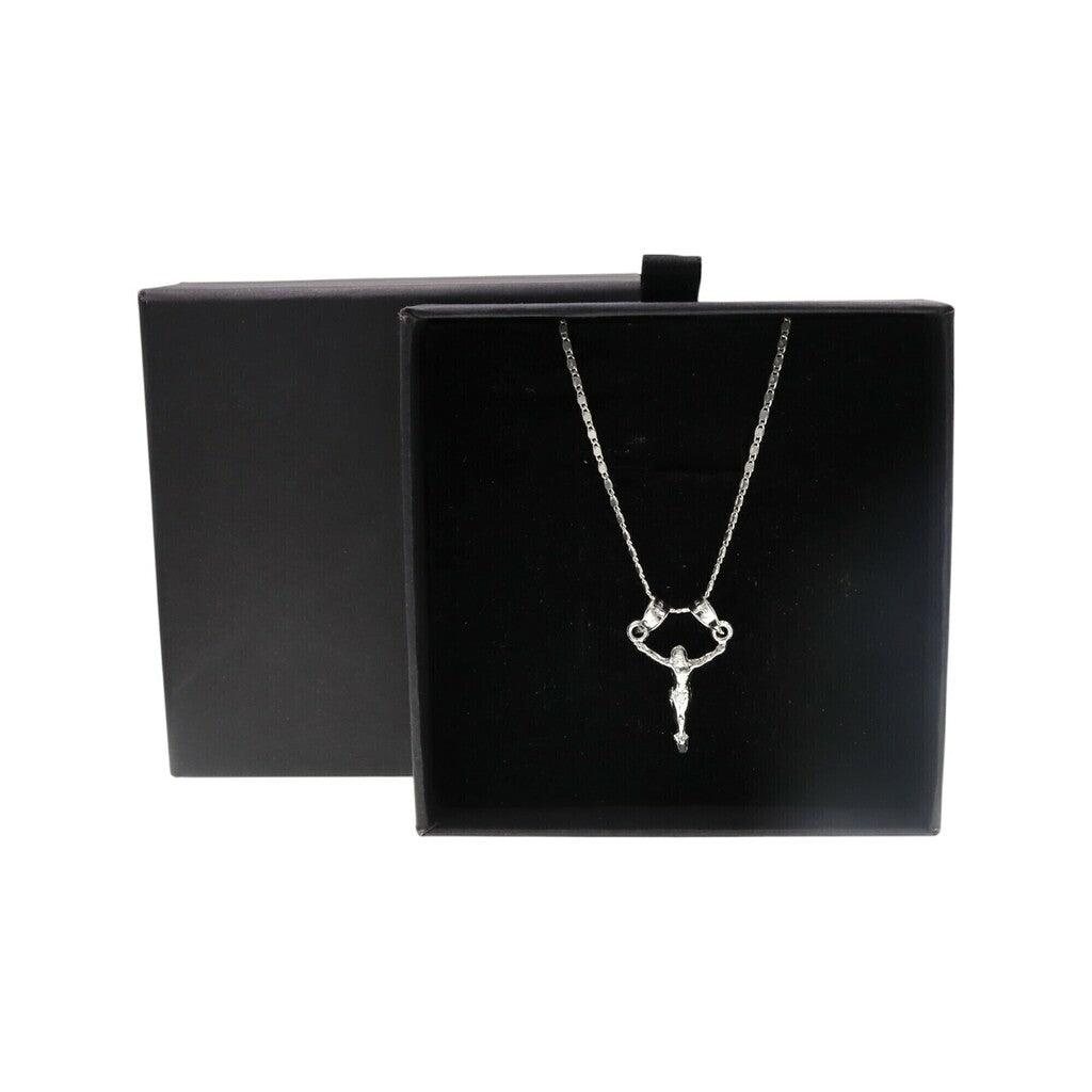 Dije Jesus Chico + Cadena en Plata .925