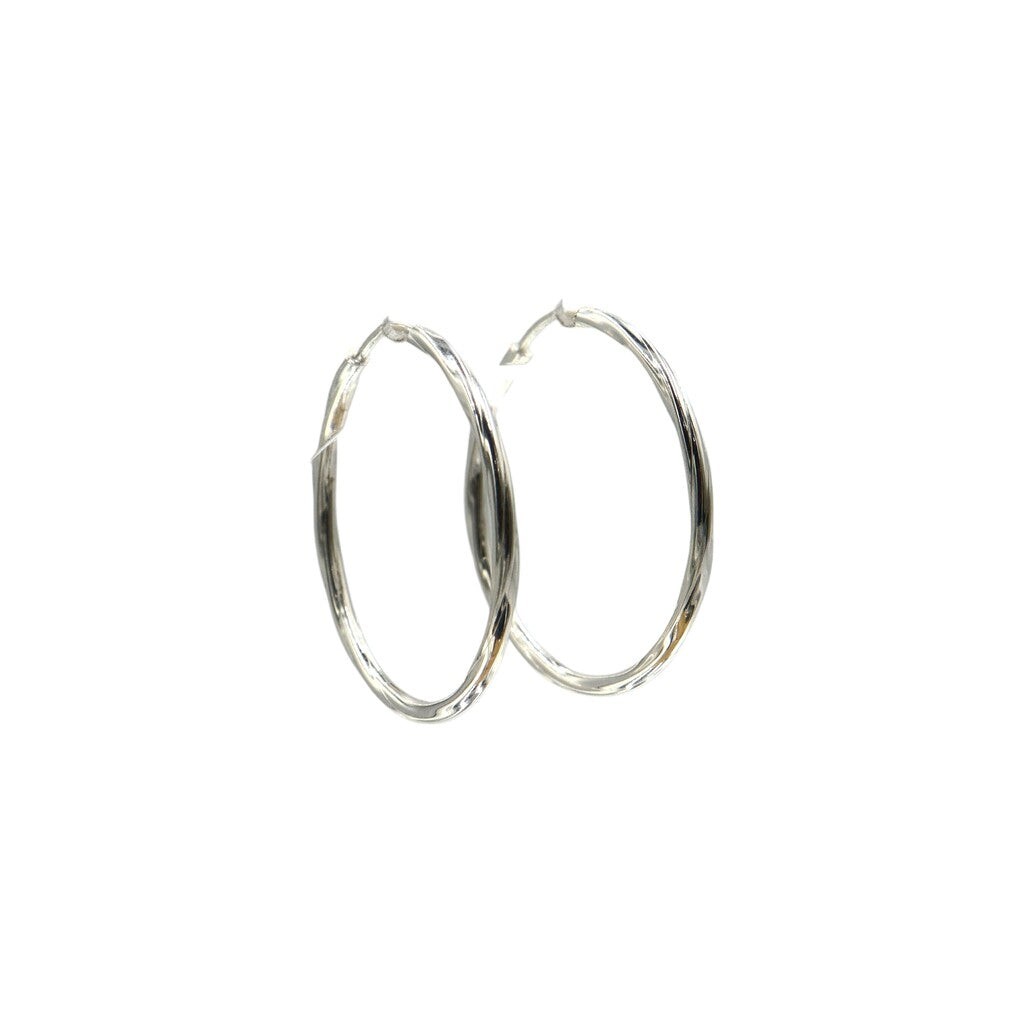 Arracadas Facetada de Plata .925