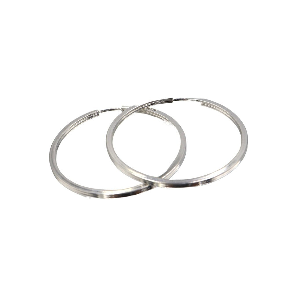 Arracadas Grande Lisa de Plata .925