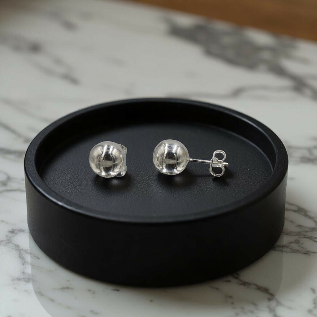 Broquel Bola Grande de Plata .925