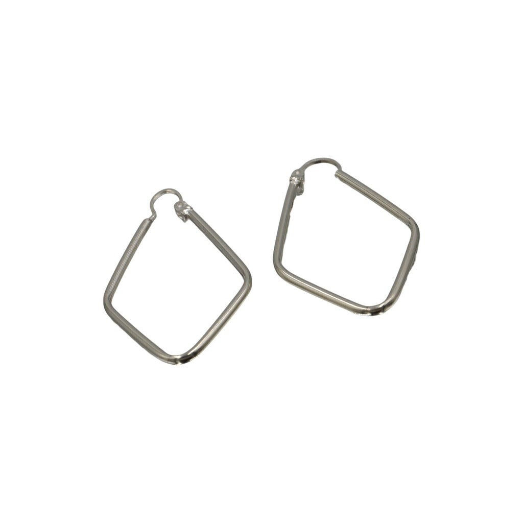 Arracadas Rombo de Plata .925